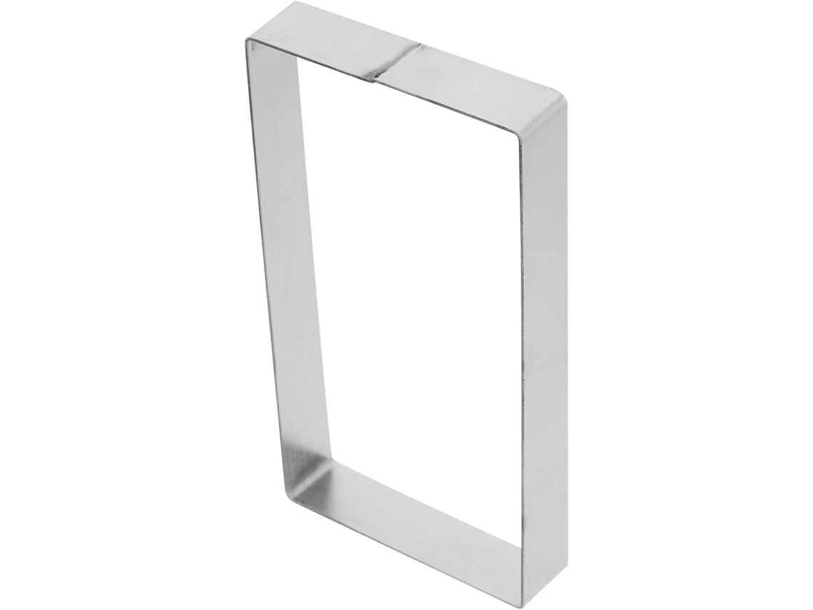 Forma Retangular De Aço Inoxidável Para Pão, Antiaderente E Resistente A Deformações, Ideal Para Doces E Mousses