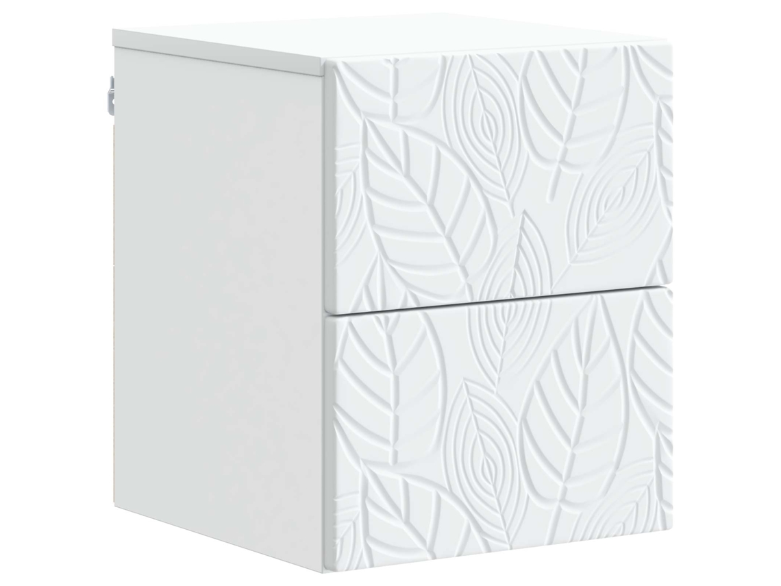 Vidaxl Gabinete de Canto Montado na Parede Branco 34,5 X 33 X 40 Cm