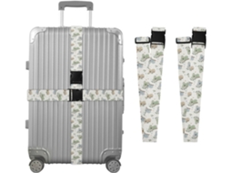 Conjunto De 2-cintas Bagagem Com Estampa Coala, Cintas De Viagem, Acessórios Para Cinto, Conector De Bagagem, Cinto