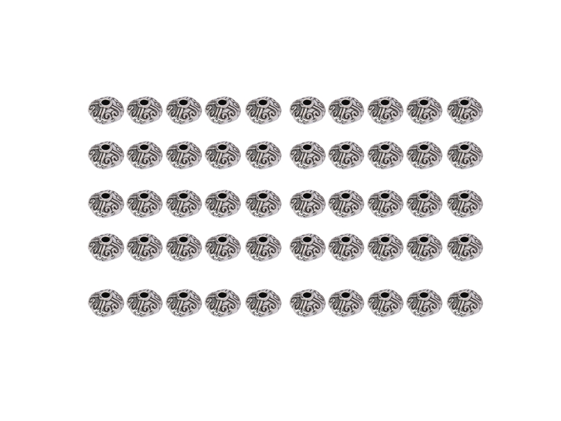 2026 50 Perlas de Barba Vikingas Corazón de Amor para Decoración Diy de Cabello Y Barba