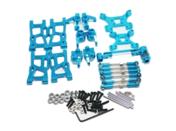 Vermelhowltoys 144001 144010 124019 124017 124018 1/14 Braço Oscilante De Metal Para Direção, Assento Traseiro, Assento Tipo C, Peças Para Carro Rc