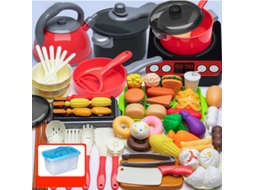 Conjunto De Cozinha Infantil Lurelia, Com Som, 70 Peças, Abs