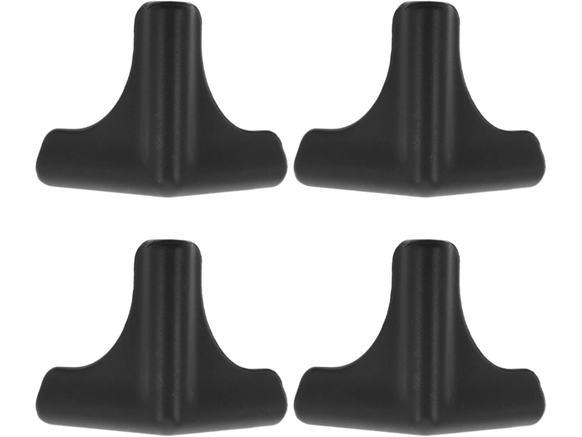 Protetores De Canto E Borda Popetpop Para Armários Cozinha, Gel De Sílica Preto, 4 Peças, Cobertura Segura Para Cantos
