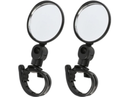 Espelho Retrovisor De 2 Peças Para Bicicleta E Motocicleta, Ajustável E Giratório.