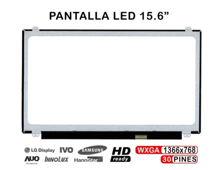 Ecr Led de 15.6 para Portatil Nt156Whm-N42 V8.0 1366X768 30 Pin GREEN COMPUTER