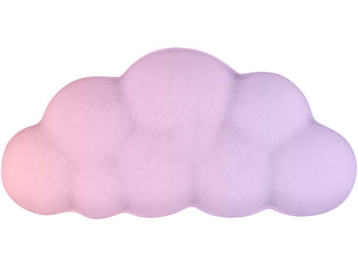 Apoio De Pulso Cloud: Base Antiderrapante Com Design Em Degradê Arco-íris, Espuma Viscoelástica E