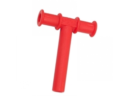 Palito Masticável Teether Tubo Sensorial Auxiliar Na Mastigação Treinamento Muscular Oral Vermelho