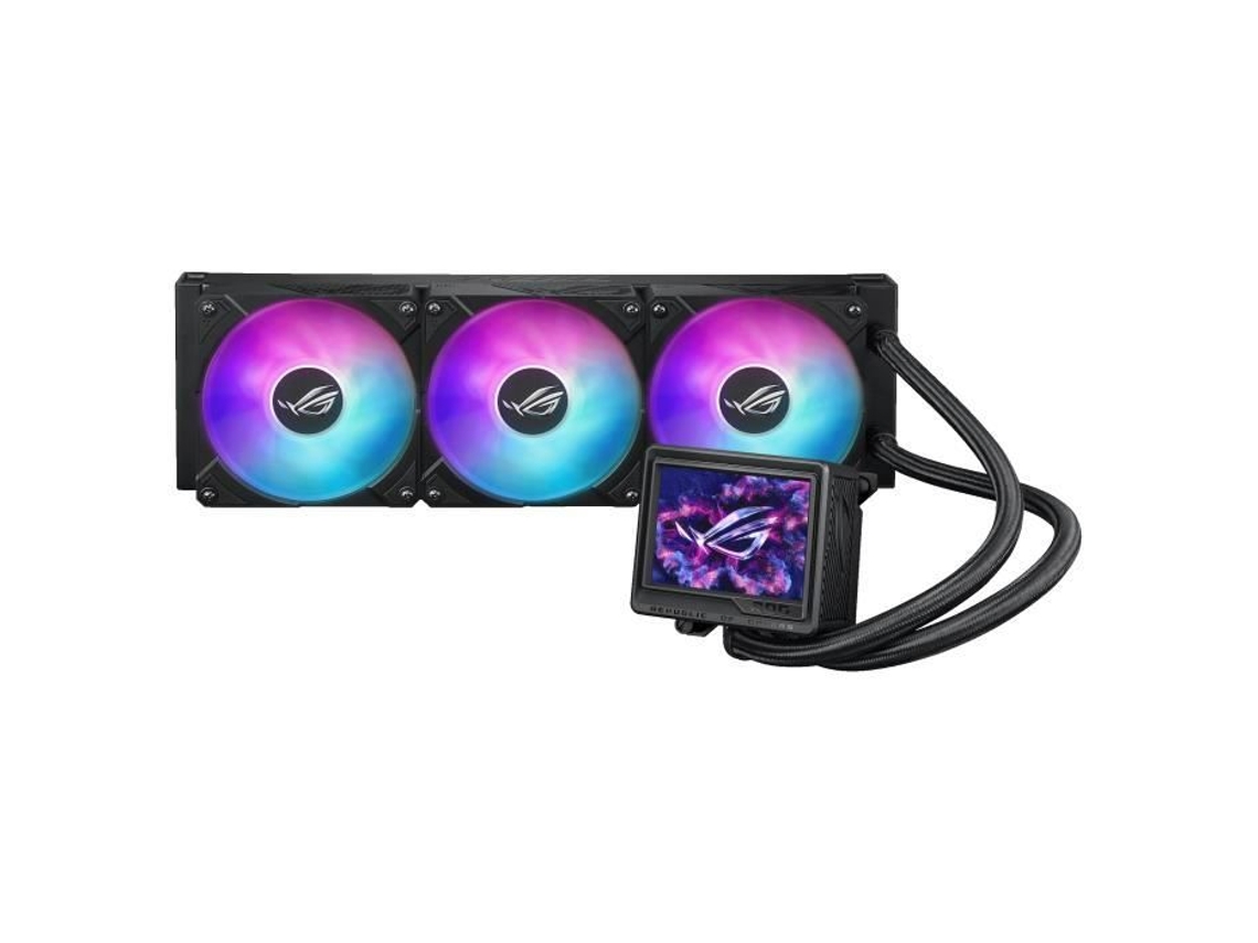 - Cooler líquido multifuncional ASUS ROG Ryujin III 360 ARGB Extreme com bomba Aseteks Emma Gen8 V2.