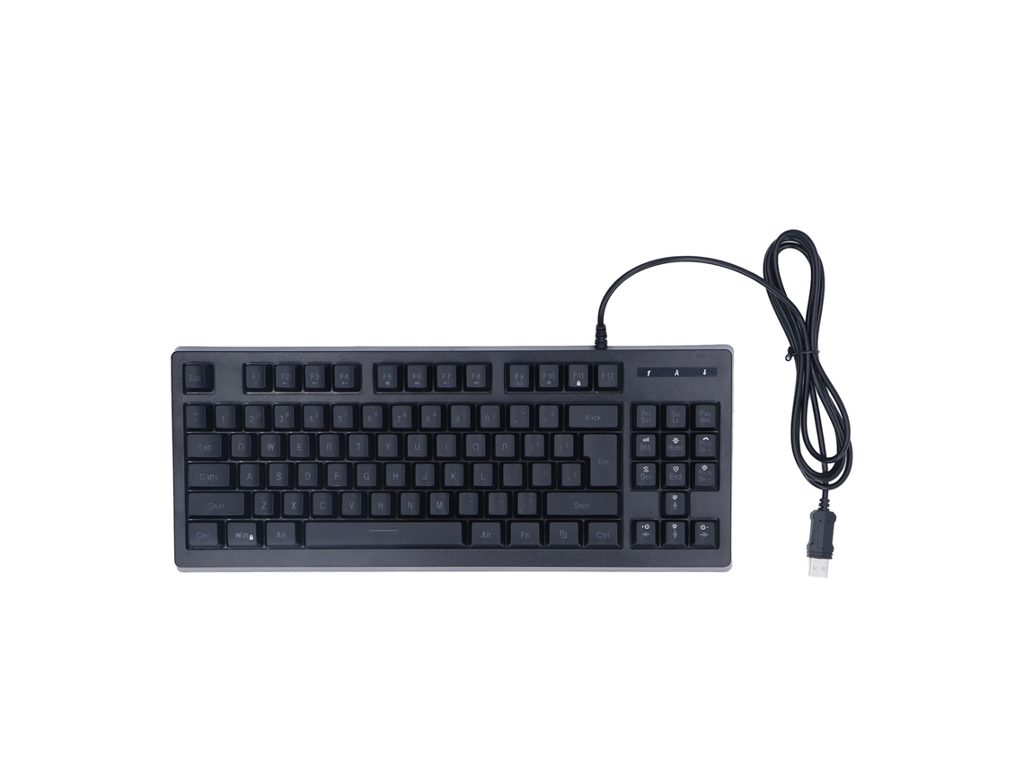 Aetheria teclado Mecânico Gamer com 87 Teclas Rgb Retroiluminado Ajustável Usb para Pc