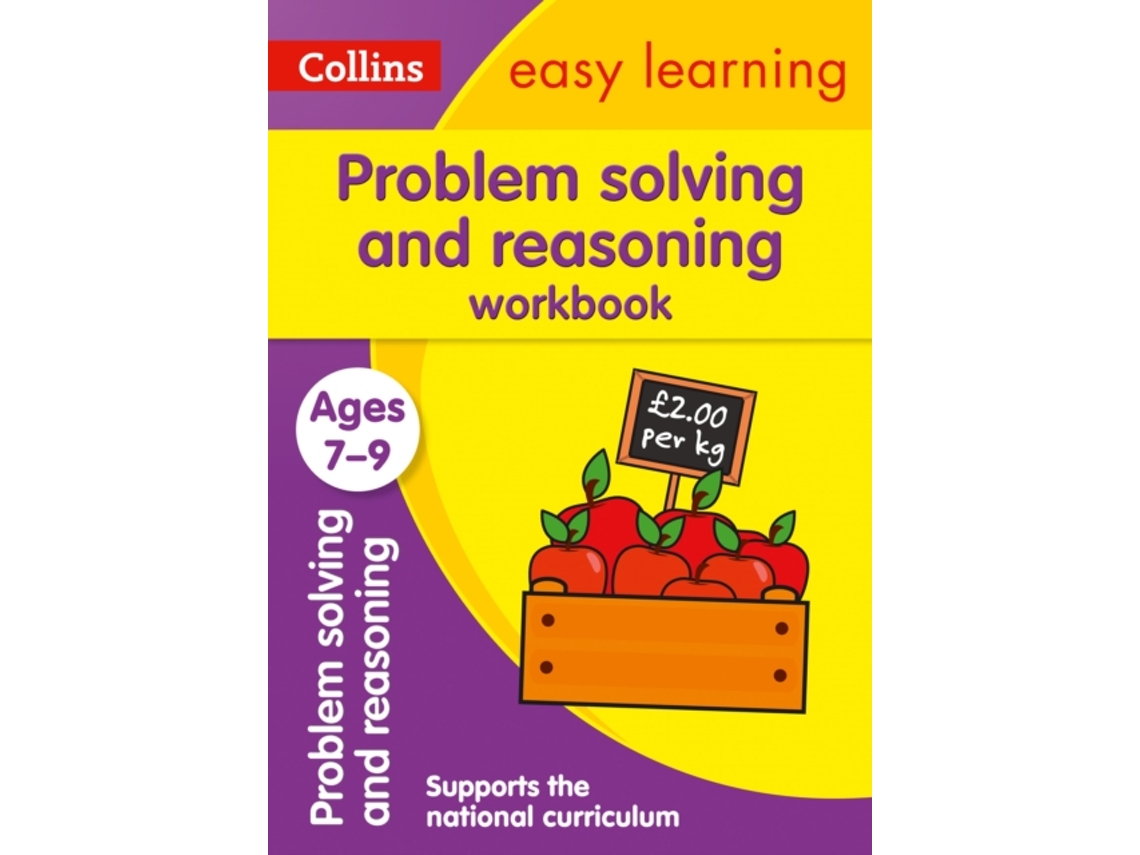 Livro Problem Solving and Reasoning Workbook Ages 7-9 de Collins Easy Learning (Inglês)