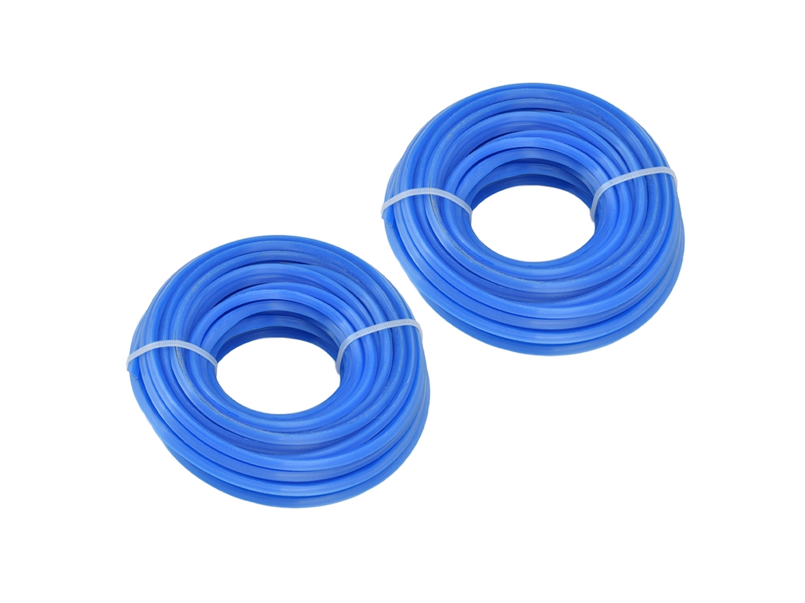 Primerox 2pcs Roçadeira Linha 4mm Nylon Husqvarna Stihl 10m Acessórios Cortador de Grama