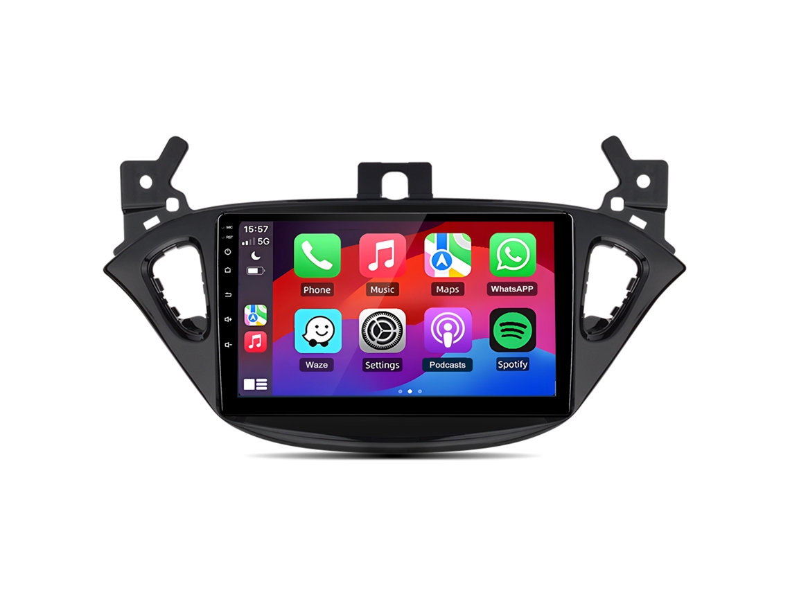 Rádio Automóvel JUNSUN para Opel Corsa e 2015 2019 - Android 15 - 4gb+64gb - Plug And Play - Carplay/auto Sem Fio - Swc
