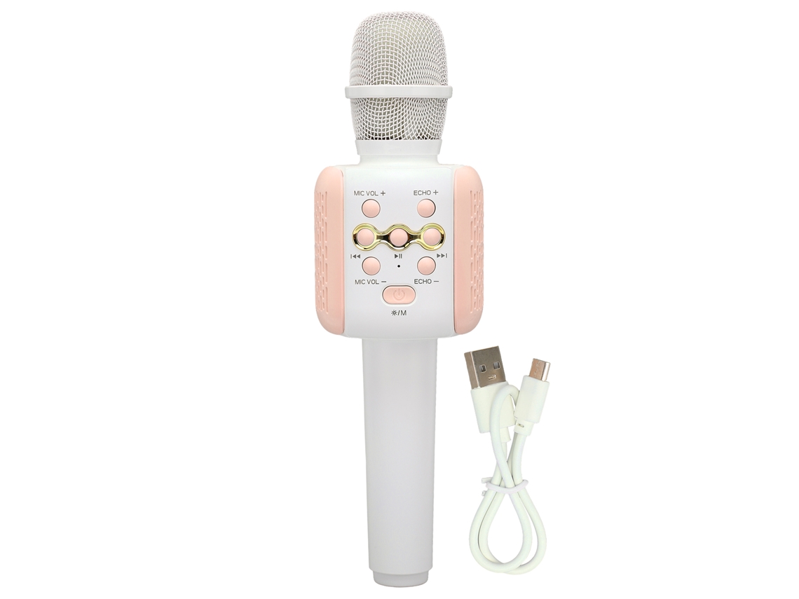 Microfone Bluetooth LAXISCREED para Karaokê e Festas
