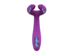 Vibrador De Anel Peniano De Silicone, Anel Peniano Para Retardar A Ejaculao, Estimulador Vaginal Duplo (roxo)