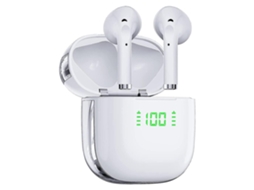 Fones De Ouvido Sem Fio Bluetooth 5.1 Com Estojo De Carregamento E Tela, Som Estéreo Surround E À Prova Dágua. Ly Ebike