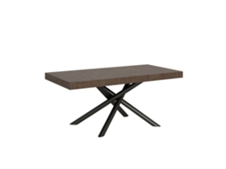 Mesa de Refeição ITAMOBY Famas (90x180/440 - Painéis em Melamina - Nogueira)
