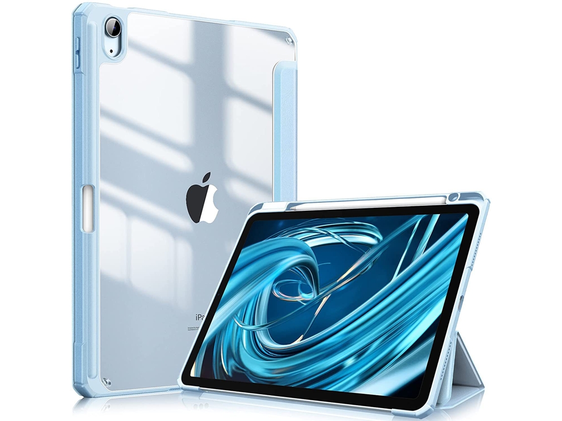 Capa Protetora De Alta Transparência Para Tablets E Revestimento Resistente A Impactos.azul Celeste Ipad Air 10.9/11 Ushion