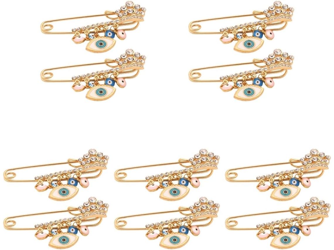 Broche Colorido Contra O Mau-olhado, Alfinete De Lapela, Broches De Aniversário, Broche Contra O Mau-olhado, Broche Para