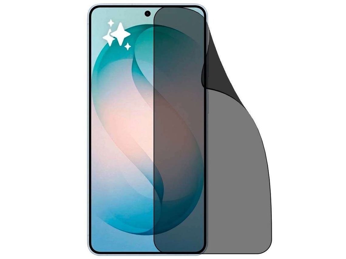 Película De Vidro Temperado Inquebrável Antiespía Preto Para Samsung Galaxy S26 Plus