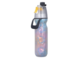 Garrafa de Água com Spray Mister Desportiva Isolada Amarela