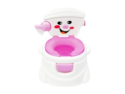 Vaso Sanitário Portátil Para Bebês, Design Confortável, Promove A Independência, Rosa