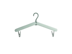 Cabide de viagem dobrável com clips ultra leve portátil multifuncional para roupa verde | S/MARCA