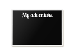 Magnetic Wall Board My Adventure For The Office Espelharte (70x50 Cm)