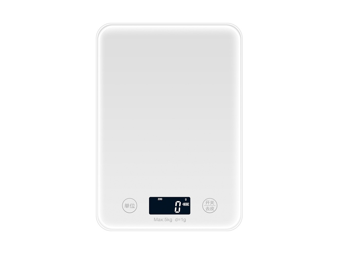 Balança Digital De Cozinha - Ultrafina Alta Precisão 5000g / 1g, Lcd Grande, Função Tara, Perfeita Para Acessórios Panificação E Churrasco