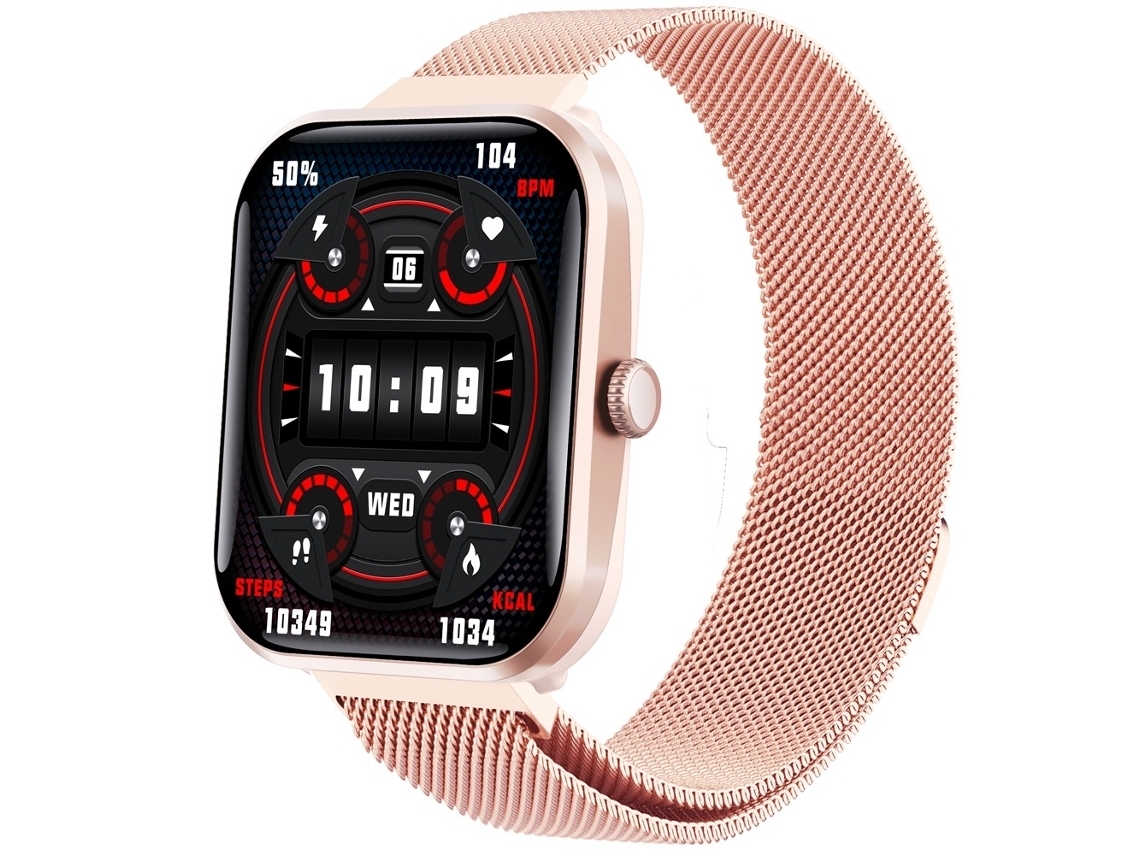 Smart Watch Feminino F96 Rastreador de Fitness de 1 90 Polegadas Pode Atender/Fazer Chamadas Ip68 À Prova DÁgua/Rastreador de Frequência