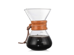 Máquina de Café Expresso de Cafeteira de Cafeteira de Vidro Resistente a Alta Temperatura com Aço Inoxidável Panela Vasos de Café Vasos de Café