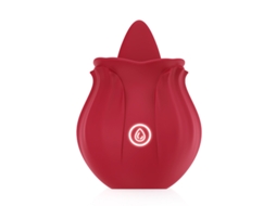 Vibrador De Lamber A Lngua Prova Dgua De Multifrequncia Rosa Para Mulheres (vermelho)