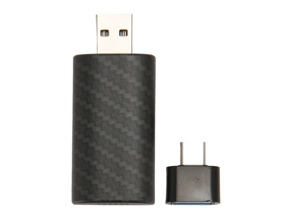 Cable Adaptador Convertidor Inalámbrico Carplay a Dongle Inalámbrico Con Carcasa de Fibra de Carbono, Plug And Play para Vehículos.