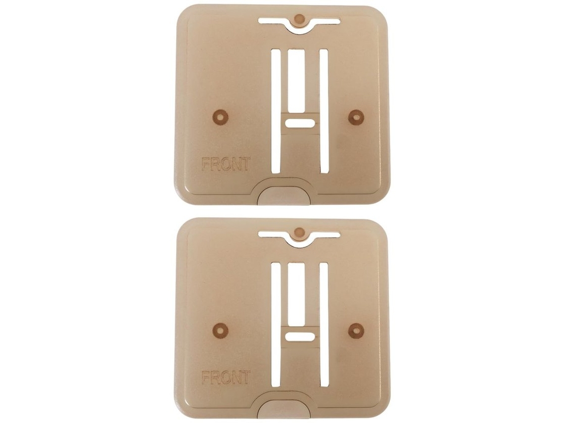 Naaimachine Stopplaat - 2 Stuks - Artikelnummer 735801008 - Compatível Com Janome - Placa De Costura - Apropriado Para Elna Naaimachine