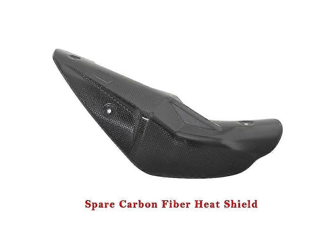 Exaustor Fino Ktm Duke 790 890 Liga Titânio Proteção Térmica Fibra Carbono