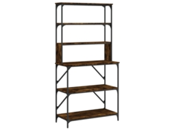 Baker's Rack, Baker's Racks Vidaxl Marrom Madeira Processada (n/a)
