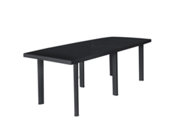 Garden Table, Garden Tables Vidaxl Antracite Plástico