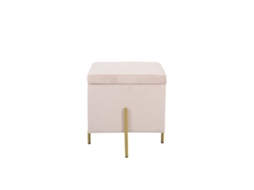 Repousa-Pés DKD HOME DECOR (Rosa - Metal - 45 x 45 x 47 cm)