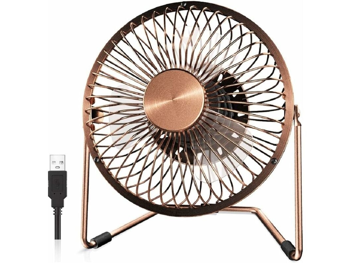 Ventilador de Mesa Usb de 6 Mm, Operação Silenciosa, Circulação de Ar, 2 Velocidades MDUG