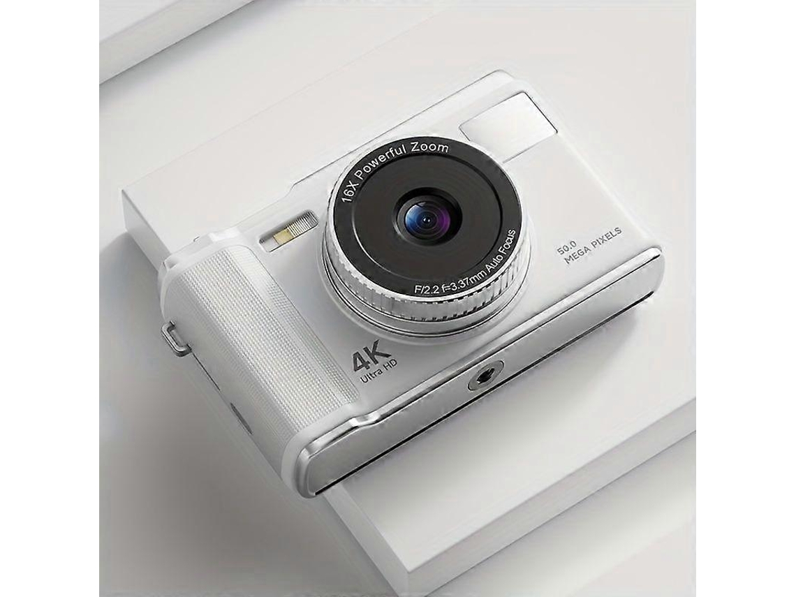 Máquina Fotográfica Digital 4k Com Zoom 16x E Ecrã Ips De 2,8 Polegadas