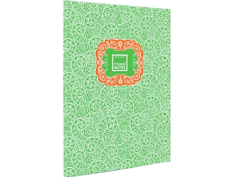 Caderno  Paisley One Verde Verde (A4)