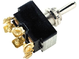 Interruptor SEACHOICE Toggle On-Off-On Preto
