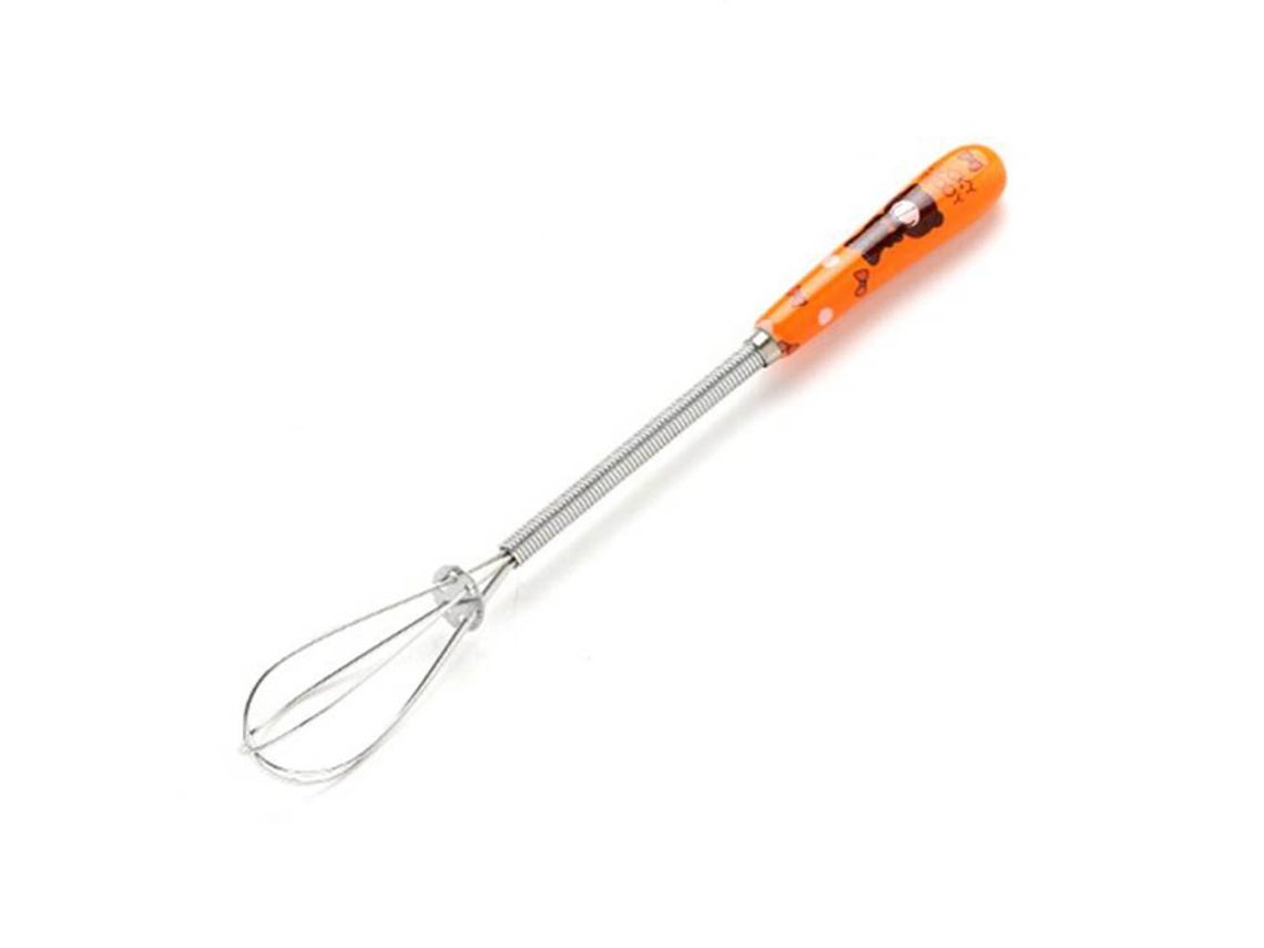 Batedor de Ovos Inox LAXISCREED com Cabo Cerâmico Laranja