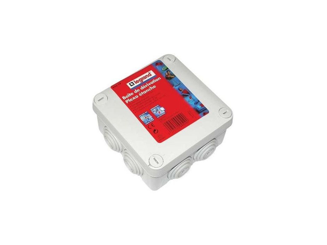 Caixa De Junção Plexo Legrand 65x65 Mm Retangular Cinza
