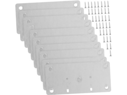 Placas E De Aço Para Reparo 10 Peças, Armários Com Design Robusto