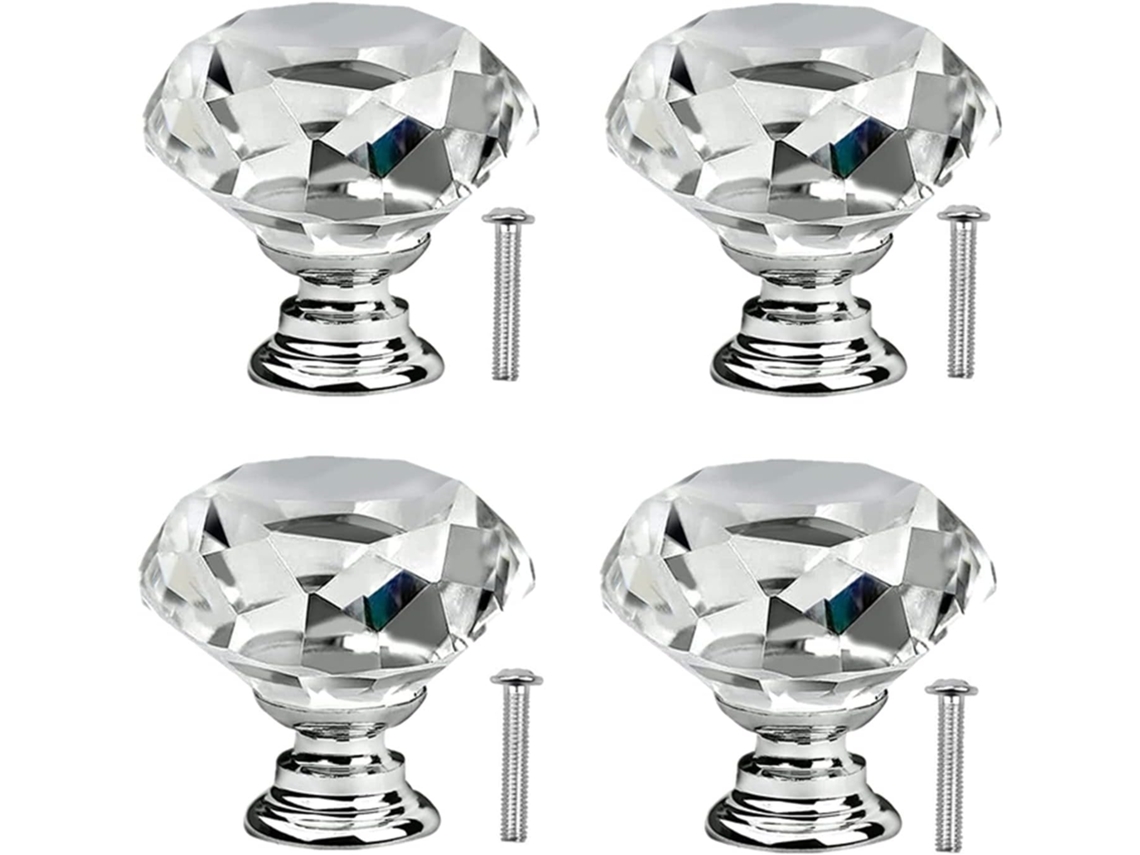 Puxador de Cristal com Formato Diamante BRILVIBERA