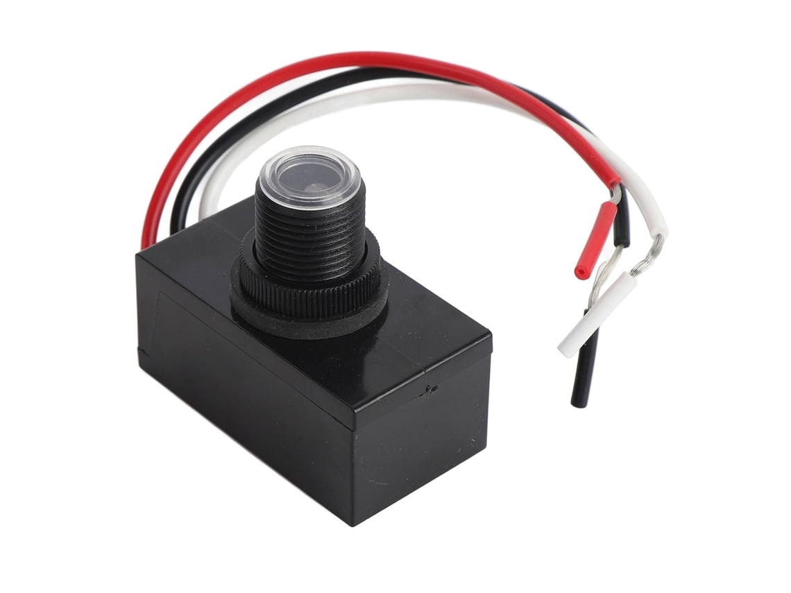 Sensor Fotoelétrico Estink Crepúsculo Ao Amanhecer, Interruptor De Controle Luz Externa Ac 110-277v 5a, Fiação Fixa Para