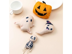 Conjunto De 4 Brinquedos Para Gatos De Halloween Ly Ebike