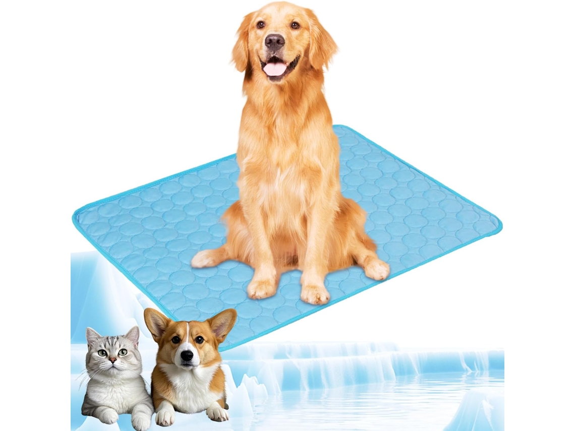 Tapete Refrescante, com Gel, para Cães e Gatos, Autorefrescante, 75x100 Cm AQUAFORGE
