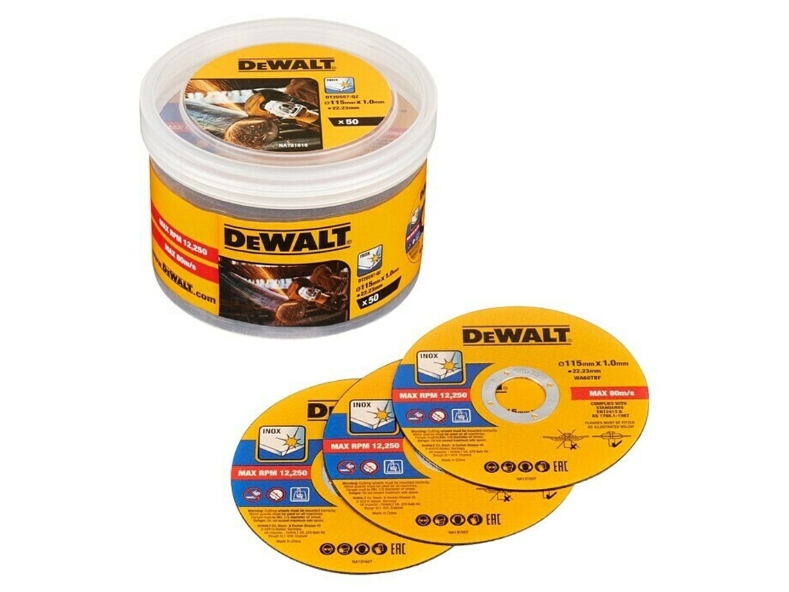 Pack 50 Discos 115X1Mm Ref.Dt20597-Qz DEWALT