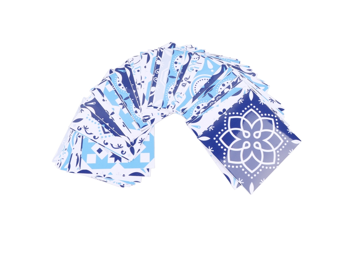 64pcs Adesivo Cerâmica Mediterrâneo Autoadesivo 10cm